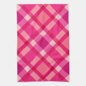 Mid-Century Modern Pset, Fuchsia Pink en Wine Theedoek (Verticaal)