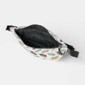 Mid-Century Modern Retro Feathers Fanny Pack (Ouvrir)