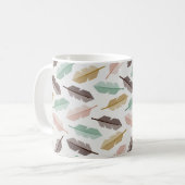 Mid-Century Modern Retro Feathers Mug (Devant gauche)
