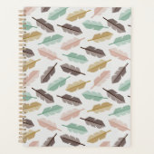 Mid-Century Modern Retro Feathers Planner (Voorkant)