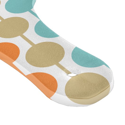 Mid-Century Modern Retro Geometric Circles Pattern Snijplank (Hoek)