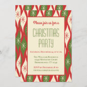  Mid Century Modern Retro Kerstfeest Kaart (Voorkant / Achterkant)