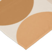 Mid Century Modern Retro Pattern Brown Earth Tones Tafelkleed (Gekanteld)