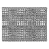 Mid-Century Modern Ribbons, grijs, zwart en wit Tafelkleed (Voorkant (Horizontaal))