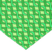 Mid-Century Modern Ribbons, groene tinten Tafelkleed (Gekanteld)