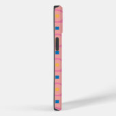 Mid Century Modern Roze Interlocking Cirkel Case-Mate iPhone Case (Achterkant / Rechts)