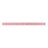 Mid Century Modern Roze Interlocking Cirkel Lint (Voorkant)