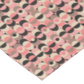 Mid-Century modern roze patroon Tafelkleed (Gekanteld)