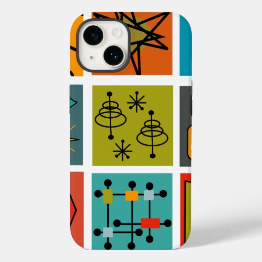 Mid-Century Modern Smorgasbord Case-Mate iPhone Case (Achterkant)