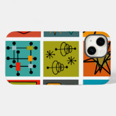 Mid-Century Modern Smorgasbord Case-Mate iPhone Case (Achterkant (horizontaal))