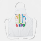 Mid Century Modern Soul retro MCM  ontwerp Schort (Voorkant)