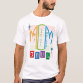 Mid Century Modern Soul retro MCM  ontwerp T-shirt (Voorkant)