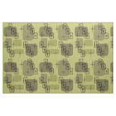 Mid Century Modern Sputnik Olive Stof (Fat Quarter)