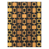 Mid Century Modern Square Columns Oranje Tafelkleed (Voorkant)