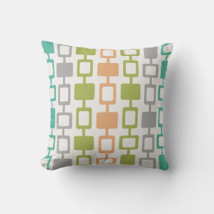 Mid Century Modern Square Kolommen Kussen