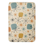 Mid Century Modern Starburst Pattern Badmat (Voorkant Verticaal)