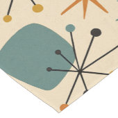 Mid Century Modern Starburst Pattern Korte Tafelloper (Hoek)