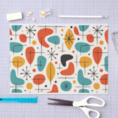 Mid Century Modern Starburst Pattern Tissuepapier (Craft)