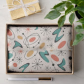 Mid Century Modern Starburst Pattern Tissuepapier (Geschenk)