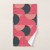 Mid-Century Modern Summer Sunset Bad Handdoek (Handdoek)