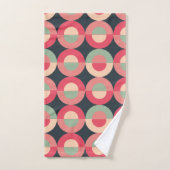 Mid-Century Modern Summer Sunset Bad Handdoek (Handdoek)