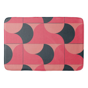Mid-Century Modern Summer Sunset Badmat