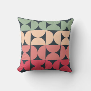 Mid-Century Modern Summer Sunset Kussen