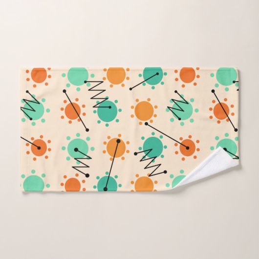 Mid Century Modern Sunshine Bad Handdoek (Handdoek)