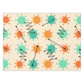 Mid Century Modern Sunshine Tafelkleed (Voorkant (Horizontaal))