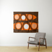 Mid Century Modern TAPESTRY WALL HANGING Wandkleed (In Situ (horizontaal))