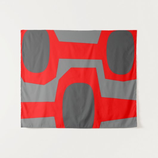 Mid Century Modern TAPESTRY WALL HANGING Wandkleed (Voorkant (horizontaal))