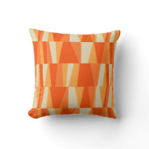 Mid-Century Modern Triangles tijger lily pumpkin