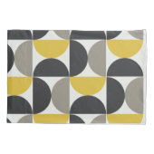 Mid-Century Modern Turmeric Gunmetal Kussensloop (Achterkant)