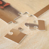 Mid Century Modern Valentijn Dancing Paar Legpuzzel (Zijkant)