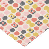 Mid-century modern ventilatorpatroon korte tafelloper (Hoek)