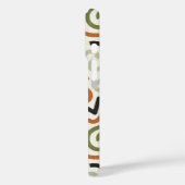 Mid-Century Modern Wavy Abstract Phone Case (Achterkant / Links)