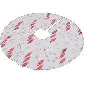 Mid Century Modern Winter Red Kerstboom Rok (Gekanteld)