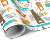 Mid-Century Modern Wrapping Paper #5 Cadeaupapier (Rol Hoek)