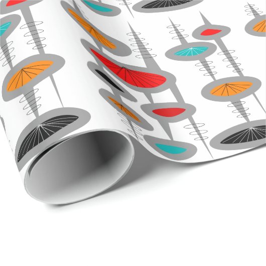 Mid-Century Modern Wrapping Paper #60 Cadeaupapier (Rol Hoek)