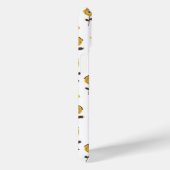 Mid Century Modern Yellow Floral Custom Name Case-Mate iPhone Case (Achterkant / Rechts)