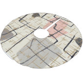 Mid Century Moderne Abstracte boomrok Kerstboom Rok (Gekanteld)