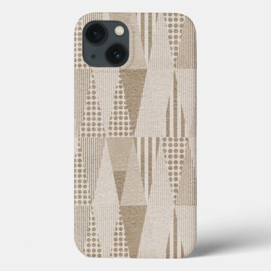 Mid Century Moderne Abstracte Neutrale Druk Case-Mate iPhone Case (Achterkant)