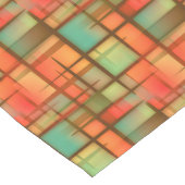 Mid Century Moderne Abstracte Pset Blue Green Red Medium Tafelloper (Hoek)