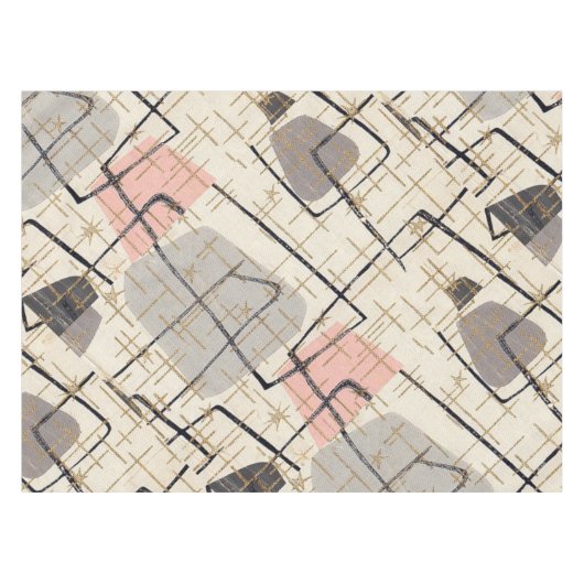 Mid Century Moderne Abstracte tablet Tafelkleed (Voorkant (Horizontaal))