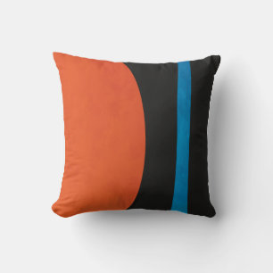 Mid Century Moderne Abstracte vormen Multicolor 1 Kussen