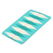 Mid Century Moderne Argyle Flexible Magnet Magneet (Linkerzijde)