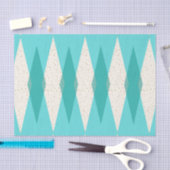 Mid Century Moderne Argyle-Weefselpapier Tissuepapier (Craft)