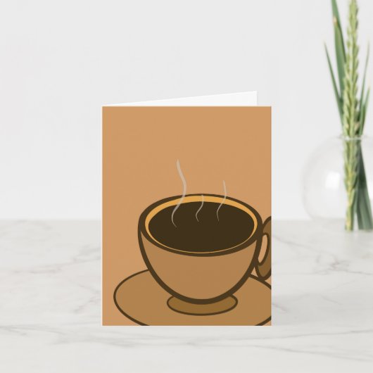 Mid Century Moderne Brown Cosy Coffee Cup (Devant)