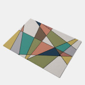 Mid Century Moderne Driehoek Abstract Deurmat (Schuin)