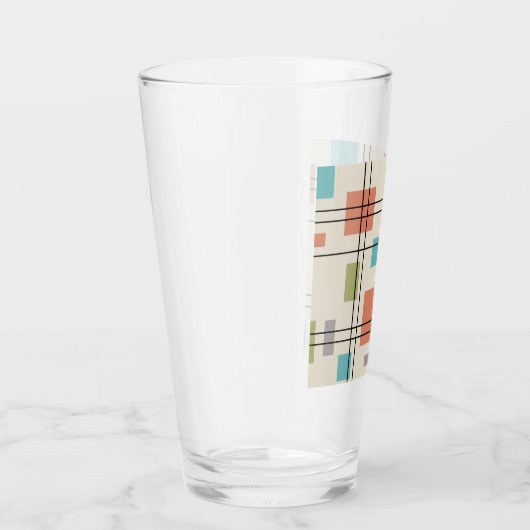 Mid Century Moderne Geometric 3 Glas (Rechts)